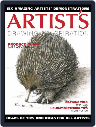 Artists Drawing and Inspiration January 1st, 2020 Digital Back Issue Cover