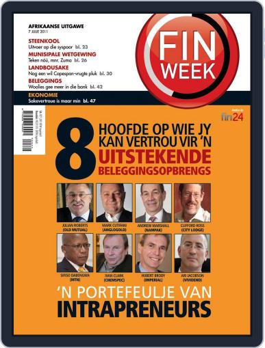 Finweek - Afrikaans June 30th, 2011 Digital Back Issue Cover