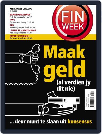 Finweek - Afrikaans July 21st, 2011 Digital Back Issue Cover