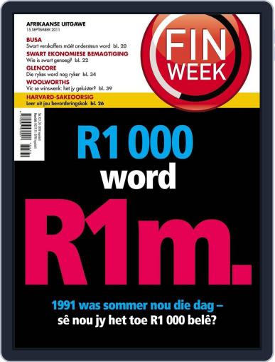 Finweek - Afrikaans September 8th, 2011 Digital Back Issue Cover