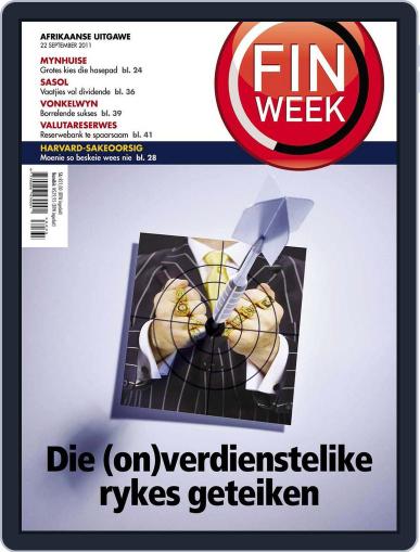 Finweek - Afrikaans September 15th, 2011 Digital Back Issue Cover