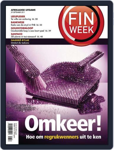 Finweek - Afrikaans September 22nd, 2011 Digital Back Issue Cover