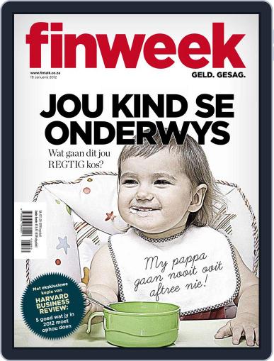 Finweek - Afrikaans January 12th, 2012 Digital Back Issue Cover
