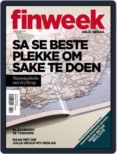 Finweek - Afrikaans April 5th, 2012 Digital Back Issue Cover