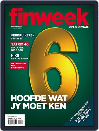 Finweek - Afrikaans August 9th, 2012 Digital Back Issue Cover