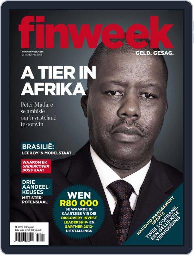 Finweek - Afrikaans August 16th, 2012 Digital Back Issue Cover
