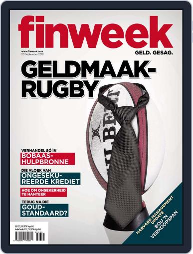 Finweek - Afrikaans September 13th, 2012 Digital Back Issue Cover