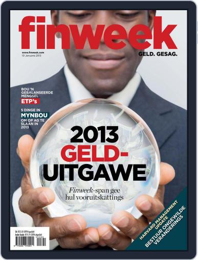 Finweek - Afrikaans January 3rd, 2013 Digital Back Issue Cover