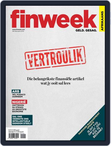 Finweek - Afrikaans February 21st, 2013 Digital Back Issue Cover