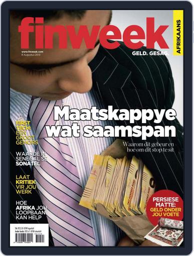 Finweek - Afrikaans August 1st, 2013 Digital Back Issue Cover