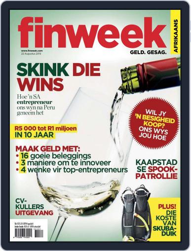 Finweek - Afrikaans August 15th, 2013 Digital Back Issue Cover