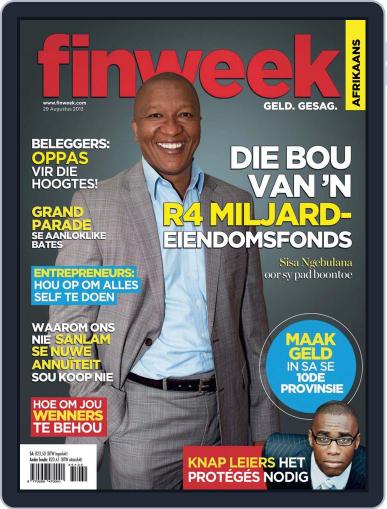 Finweek - Afrikaans August 22nd, 2013 Digital Back Issue Cover