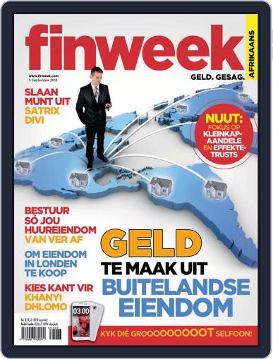 Finweek - Afrikaans August 29th, 2013 Digital Back Issue Cover