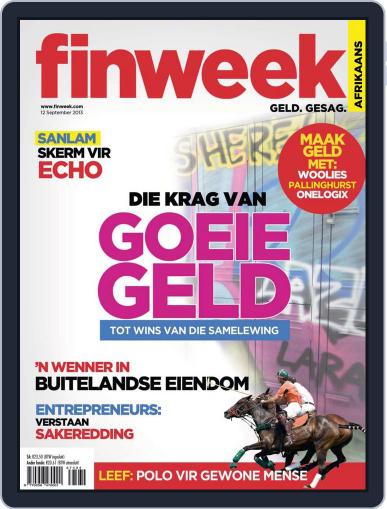 Finweek - Afrikaans September 5th, 2013 Digital Back Issue Cover