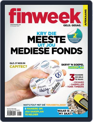 Finweek - Afrikaans October 3rd, 2013 Digital Back Issue Cover