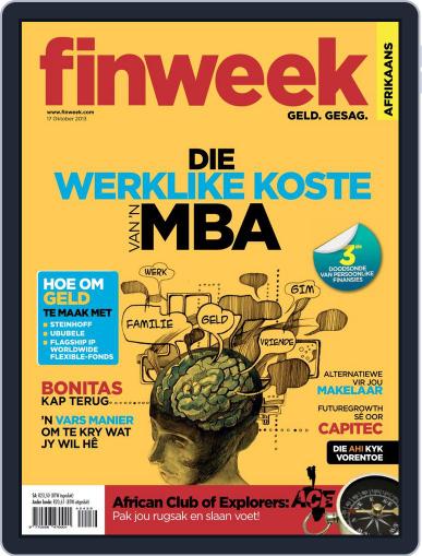 Finweek - Afrikaans October 10th, 2013 Digital Back Issue Cover