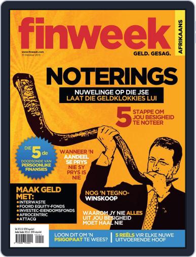 Finweek - Afrikaans October 24th, 2013 Digital Back Issue Cover
