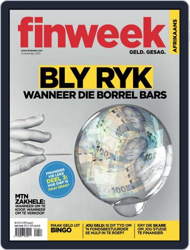 Finweek - Afrikaans November 28th, 2013 Digital Back Issue Cover