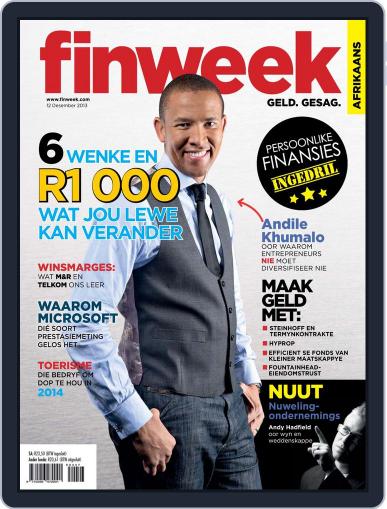 Finweek - Afrikaans December 5th, 2013 Digital Back Issue Cover