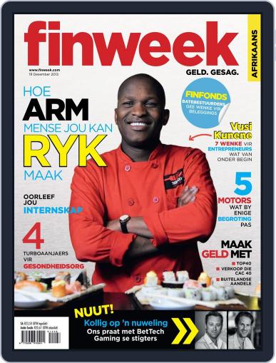 Finweek - Afrikaans December 12th, 2013 Digital Back Issue Cover