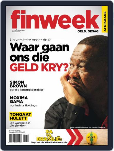 Finweek - Afrikaans June 12th, 2014 Digital Back Issue Cover