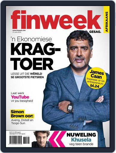 Finweek - Afrikaans July 24th, 2014 Digital Back Issue Cover