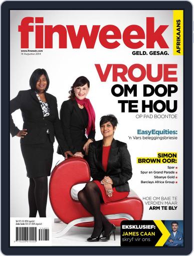 Finweek - Afrikaans August 7th, 2014 Digital Back Issue Cover