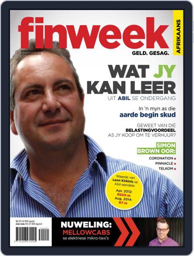 Finweek - Afrikaans August 14th, 2014 Digital Back Issue Cover