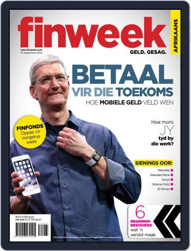 Finweek - Afrikaans September 11th, 2014 Digital Back Issue Cover