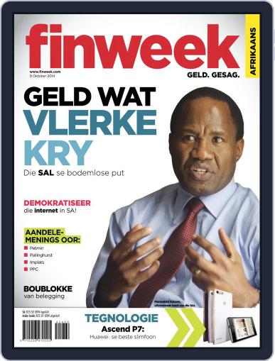 Finweek - Afrikaans October 2nd, 2014 Digital Back Issue Cover