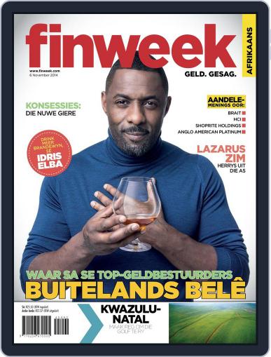 Finweek - Afrikaans October 30th, 2014 Digital Back Issue Cover
