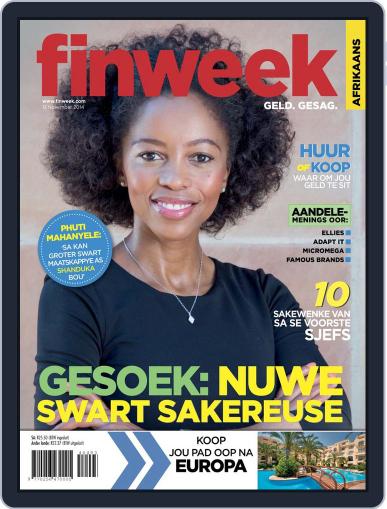 Finweek - Afrikaans November 6th, 2014 Digital Back Issue Cover
