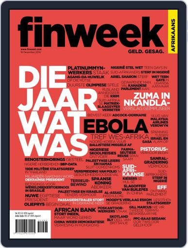 Finweek - Afrikaans December 11th, 2014 Digital Back Issue Cover