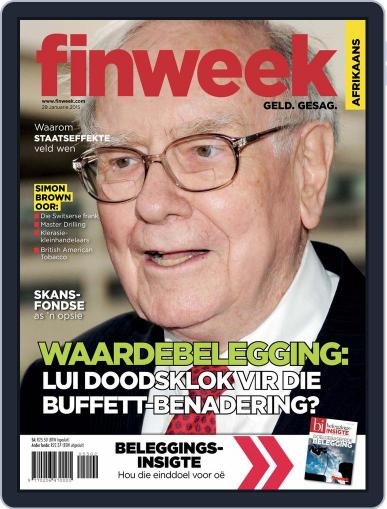 Finweek - Afrikaans January 22nd, 2015 Digital Back Issue Cover