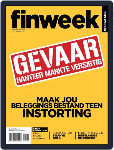 Finweek - Afrikaans August 13th, 2015 Digital Back Issue Cover