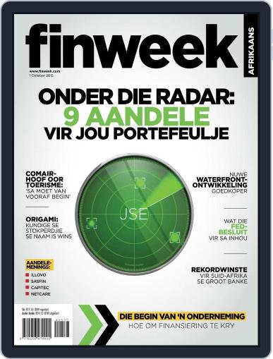 Finweek - Afrikaans September 30th, 2015 Digital Back Issue Cover