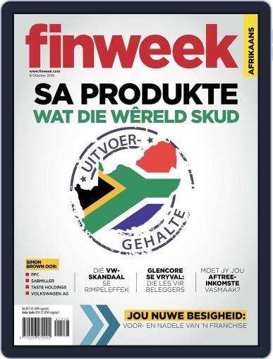Finweek - Afrikaans October 7th, 2015 Digital Back Issue Cover