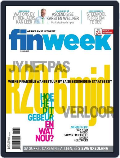 Finweek - Afrikaans October 14th, 2015 Digital Back Issue Cover