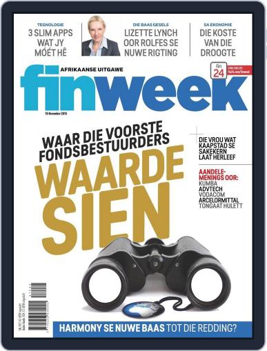 Finweek - Afrikaans November 18th, 2015 Digital Back Issue Cover