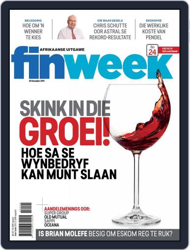 Finweek - Afrikaans November 19th, 2015 Digital Back Issue Cover