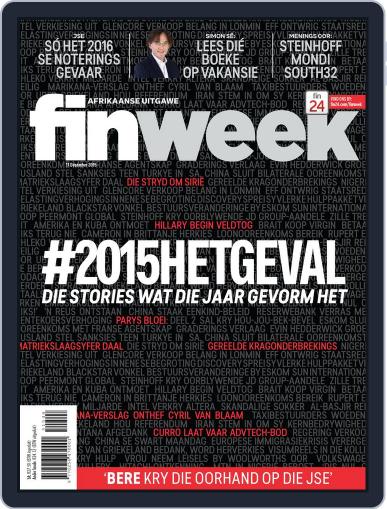 Finweek - Afrikaans December 11th, 2015 Digital Back Issue Cover