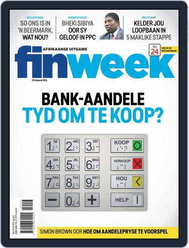 Finweek - Afrikaans February 19th, 2016 Digital Back Issue Cover