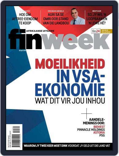 Finweek - Afrikaans April 22nd, 2016 Digital Back Issue Cover