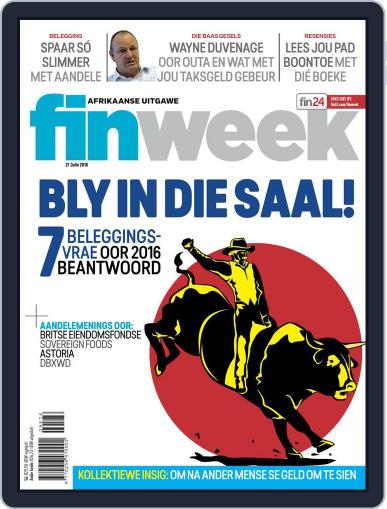 Finweek - Afrikaans July 15th, 2016 Digital Back Issue Cover