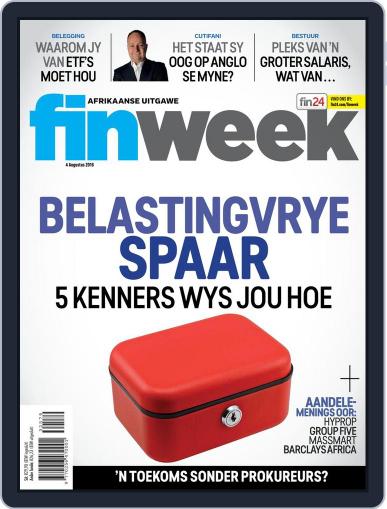 Finweek - Afrikaans August 4th, 2016 Digital Back Issue Cover
