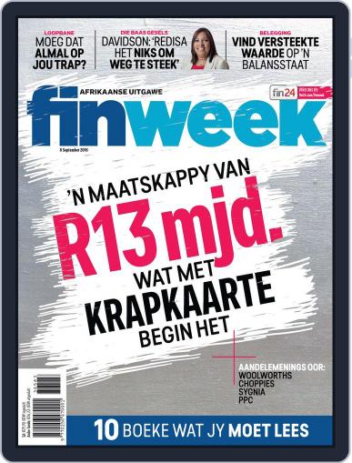 Finweek - Afrikaans September 8th, 2016 Digital Back Issue Cover
