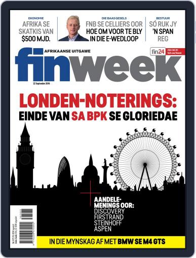 Finweek - Afrikaans September 22nd, 2016 Digital Back Issue Cover