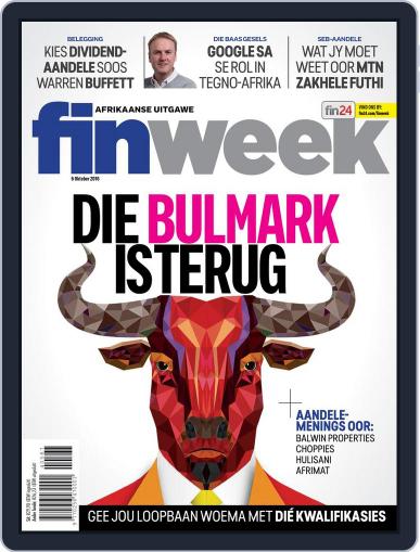 Finweek - Afrikaans October 6th, 2016 Digital Back Issue Cover
