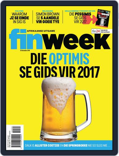Finweek - Afrikaans December 29th, 2016 Digital Back Issue Cover
