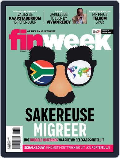 Finweek - Afrikaans June 15th, 2017 Digital Back Issue Cover